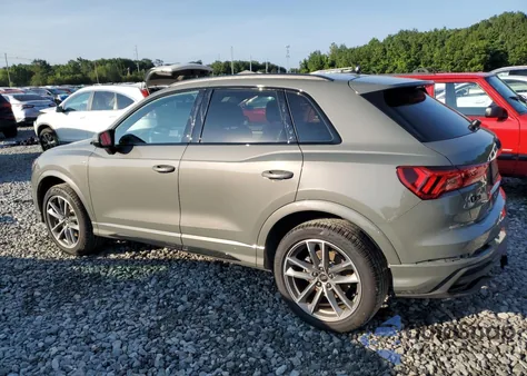 2025 Audi Q3 Premium S Line 45 z USA, uszkodzony, nr VIN WA1DECF38S1001653